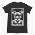 Tarot Card Vintage Pit Bull Pittie Dog Book Lover The Reader Unisex T-Shirt Tarot Card Vintage Pit Bull Pittie Dog Book Lover The Reader Unisex T-Shirt