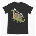 Teachersaurus Dinosaur Teachers Dino Reading Book Librarian Unisex T-Shirt