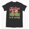 Tis The Season Book Reading Gingerbread Teacher Librarian Unisex T-Shirt Tis The Season Book Reading Gingerbread Teacher Librarian Unisex T-Shirt