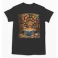 History Month Black Afro Girl Women Book Lovers Flower Unisex T-Shirt History Month Black Afro Girl Women Book Lovers Flower Unisex T-Shirt