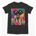 History Month Educated Black Women Girls Reading Book Unisex T-Shirt