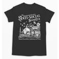 Unapologetically Antisocial Book Club Meets Weekly Retro Unisex T-Shirt