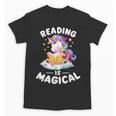 Unicorn Teacher Reading Is Magical Book Unisex T-Shirt