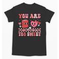 Valentine Day Book You Are Too Sweet Librarian Teacher Kids Unisex T-Shirt
