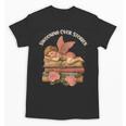 Valentine's Swooning Over Stories Cupid And Book Lover Tee Unisex T-Shirt