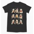 Vampire Reading Books Halloween Cute Teens Kids Unisex T-Shirt