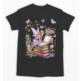 Watercolor Butterfly Fairy Read Book Library Fantasy Novel Unisex T-Shirt