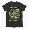 Weird Teachers Build Character Frog Reading Book Librarian Unisex T-Shirt