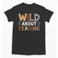 Wild About Reading Animal Bookworm Library Book Lover Reader Unisex T-Shirt