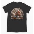 Wild About Reading Books Reader Lover Library Day Librarian Unisex T-Shirt