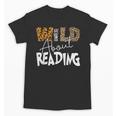 WILD ABOUT READING Reading Books Bookworm Library Day Unisex T-Shirt