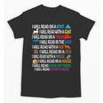 I Will Read Books On A Boat & Everywhere Reading Kids Book Unisex T-Shirt I Will Read Books On A Boat & Everywhere Reading Kids Book Unisex T-Shirt