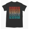 I Will Read Books On A Boat Kids Reading Unisex T-Shirt