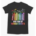 Women Floral Book Big Fan Of Human Rights Liberal Protest Unisex T-Shirt