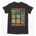 Women's DCC Many Faces Of Mordecai Grid Gamer Series Book Unisex T-Shirt