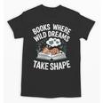 Women's Wild Dreams Reading Giraffe Book Reader Zoo Animals Kids Unisex T-Shirt Women's Wild Dreams Reading Giraffe Book Reader Zoo Animals Kids Unisex T-Shirt