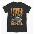 I Write Book Writer Author Book Writing Novelist Unisex T-Shirt