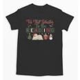 Xmas Books Tis The Season To Be Reading Book Lover Unisex T-Shirt Xmas Books Tis The Season To Be Reading Book Lover Unisex T-Shirt