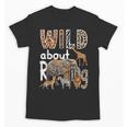Zoo Animals Wild About Reading Books Reader Lover Librarian Unisex T-Shirt Zoo Animals Wild About Reading Books Reader Lover Librarian Unisex T-Shirt