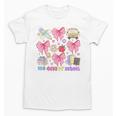 100 Days Of School Coquette Bow School Bus Pencil Books Unisex T-Shirt 100 Days Of School Coquette Bow School Bus Pencil Books Unisex T-Shirt