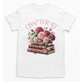 63rd Birthday Chapter 63 Birthday Shirt Women Book Lover Premium Unisex T-Shirt