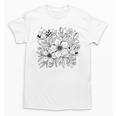 Adult Coloring Book Style Flowers And Ladybug Self Coloring Unisex T-Shirt