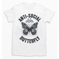 Anti-Social Butterfly Awkward Introvert Homebody Humor Unisex T-Shirt