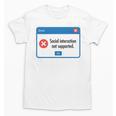 Anti Social Introvert Social Interaction Not Supported Unisex T-Shirt Anti Social Introvert Social Interaction Not Supported Unisex T-Shirt