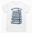 Book Lover Bookish Reader Bibliophile Book Nerd Titles Unisex T-Shirt