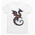 Book Lover Bookworm Reading Books Dragon Unisex T-Shirt