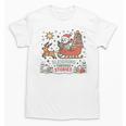 Book Lovers Winter Sleighing Through Stories Tee Premium Tri-Blend Unisex T-Shirt
