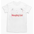 My Book Preference Naughty List Readers Christmas Joke Unisex T-Shirt