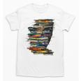 Book Women Graphic Art Colorful Eyes Unisex T-Shirt