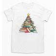 All Booked For Christmas Book Christmas Tree Lights Xmas Unisex T-Shirt All Booked For Christmas Book Christmas Tree Lights Xmas Unisex T-Shirt