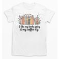 I Like My Books Spicy & My Coffee Icy Lover Bookworm Unisex T-Shirt
