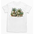 Botanical Garden Plants With Books Unisex T-Shirt Botanical Garden Plants With Books Unisex T-Shirt