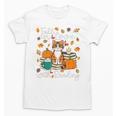 Cat Fall In Love With Reading Book Lover Autumn Unisex T-Shirt