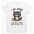 Cat Glasses Coffe Books I Am Awake Please Respect My Privacy Unisex T-Shirt Cat Glasses Coffe Books I Am Awake Please Respect My Privacy Unisex T-Shirt