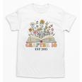 Chapter 10 Years Old 10th Birthday Wildflower Book Lover Unisex T-Shirt Chapter 10 Years Old 10th Birthday Wildflower Book Lover Unisex T-Shirt