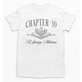 Chapter 30 A Literary Milestone 30th Birthday Book Lover Unisex T-Shirt Chapter 30 A Literary Milestone 30th Birthday Book Lover Unisex T-Shirt