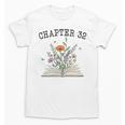 Chapter 32- Book Lovers & Readers 32nd Birthday Wildflowers Premium Tri-Blend Unisex T-Shirt
