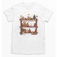 Christmas Cats Bookshelf Gingerbread Unisex T-Shirt