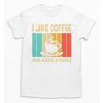 I Like Coffee And Maybe 3 People Introvert Anti-Social Unisex T-Shirt