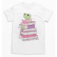 Cute Book Lover Frog Pretty Girls Read Books Kawaii Reading Unisex T-Shirt Cute Book Lover Frog Pretty Girls Read Books Kawaii Reading Unisex T-Shirt