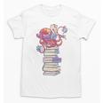 Cute Octopus Bookworm Fun Reading Tee For Book Lovers Unisex T-Shirt