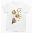 Cute Reading Cat With Kitten Dandelion Flowers Book Lover Unisex T-Shirt Cute Reading Cat With Kitten Dandelion Flowers Book Lover Unisex T-Shirt