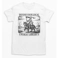 Defend Your Local Public Library Cat Knight Book Lover Unisex T-Shirt Defend Your Local Public Library Cat Knight Book Lover Unisex T-Shirt
