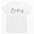 Disney Winnie The Pooh Eeyore Pooh & Piglet Carrying Books Unisex T-Shirt