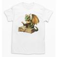 Dragon Bookworm Reading Book Graphic Unisex T-Shirt