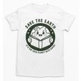 Earth Day 2025 Save Earth It´s Only Planet With Books Reader Unisex T-Shirt